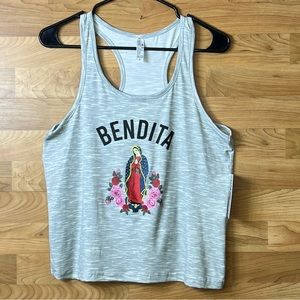 Big Dreams Small Bendita (Blessed) Racerback Tank Top